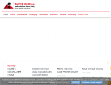 Tablet Screenshot of panter-color.cz